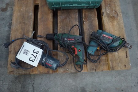 3 pieces. power tools, brand: Bosch