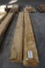 6 pieces. edge-cut oak planks
