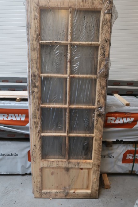 2 pcs. glass doors with frame