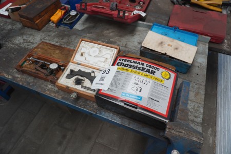 Various test equipment, brake pipe changer + measuring tool