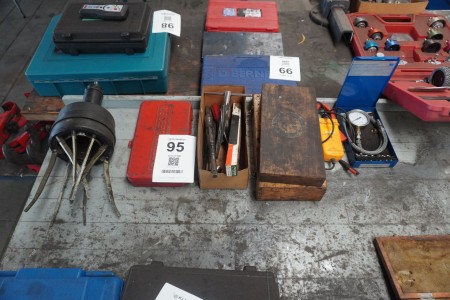Verschiedene Werkzeuge für die Autowerkstatt