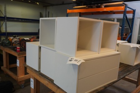 3 pieces. drawers & 3 pcs. shelves, Brand: IKEA
