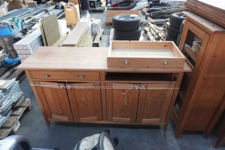3 pieces. Cabinets + 1 chest of drawers