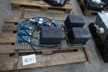 Power supply for work lamps