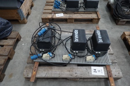 Power supply for work lamps