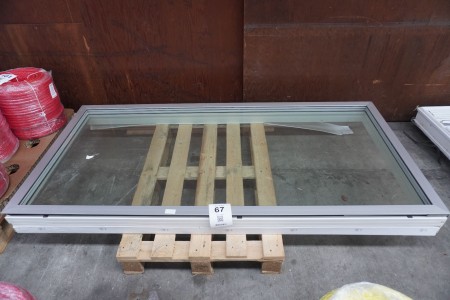 Terrace / glass door in wood / metal