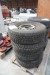 4 pcs. tires with rims
