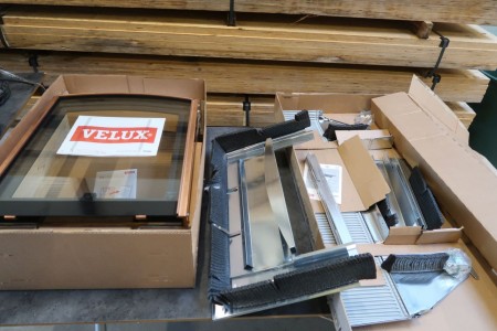 Velux window with covering