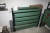 Shelving for car, 3 drawers, length approx. 2 m + rack with drawers, length approx. 1 m
