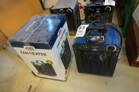 2 pcs. fan heaters, Brand: JO-EL