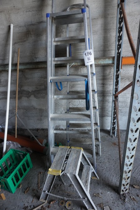 3 pieces. alu stair ladders