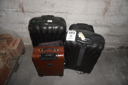 4 pcs. suitcases