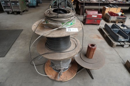 Various cable on cable drum