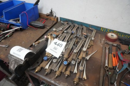 Lot of cutting torches