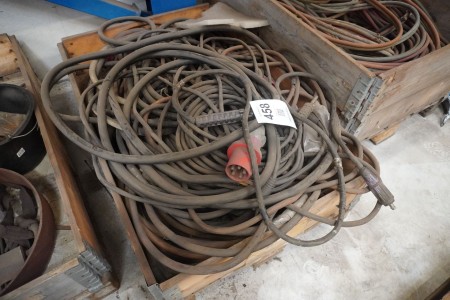 Lot of power cables etc.