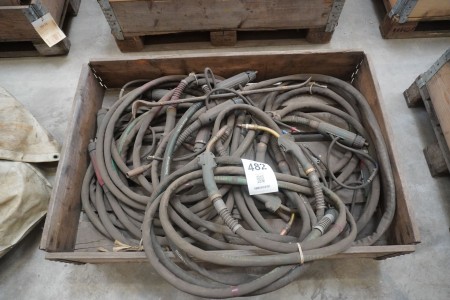 Lot of welding cables