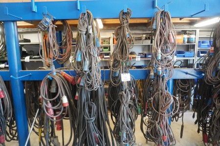 Large batch of power cables, wires, etc.