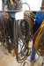 Lot of welding cables, power cables, etc.