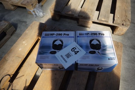 2 Stk. Kopfhörer, Marke: Dap Audio, Modell: HP-290 Pro