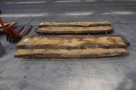 3 pieces. Uncut oak planks