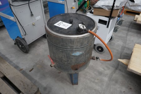 Grue boiler on gas