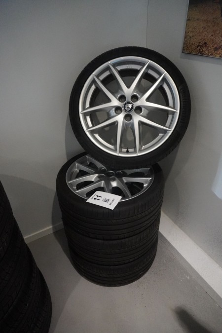 4 pcs. summer tires with alloy wheels for jaguar
