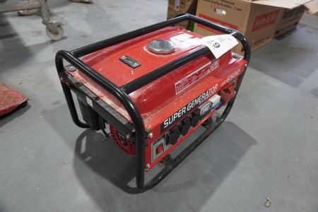 Generator, Mærke: Super Generator, Model: XR6500