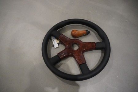 Jaguar steering wheel + head for gear lever