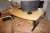 Raising / lowering table incl. office chair, drawer cassette, screen, etc.