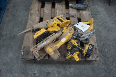 Various power tools, brand: DeWalt