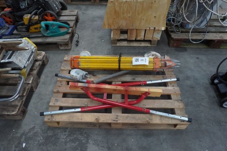 Buck, Wheels for scaffolding, stand for rotary laser, etc.