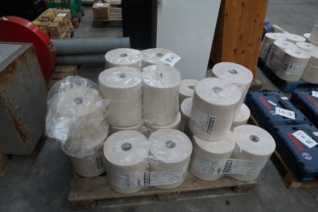 60 rolls of industrial paper