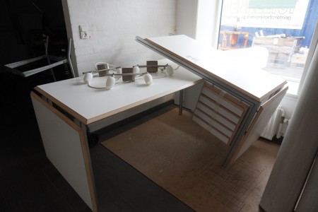 Desk with drawer section