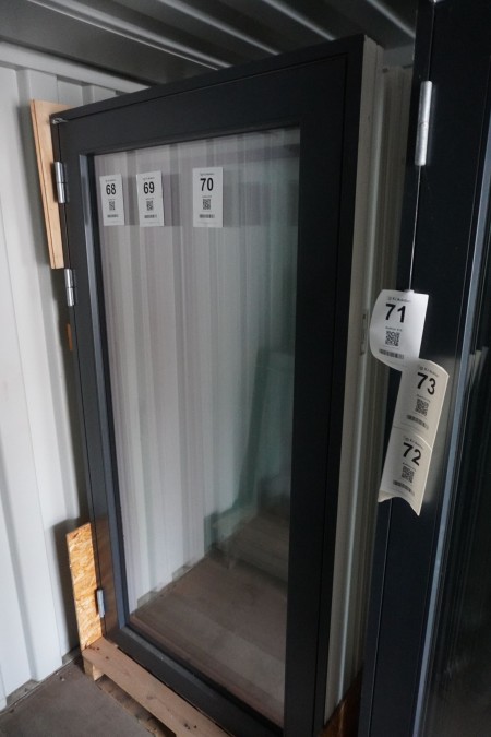 Patio door with frame in wood / aluminum, Brand: ASSA ABLOY