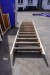 Wooden workshop staircase