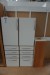 11 pcs. kitchen cabinets & 3 drawer sections