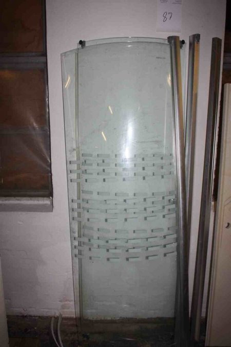 Curved sliding door, Domestic, approx. 1900 cm. high