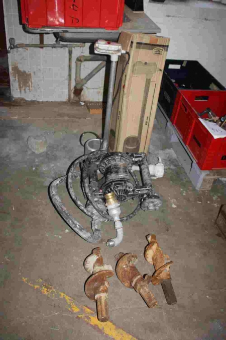 Mælkevarmer, Kerbl type 1418 (69 cm) + pumpe + 3 jordbor