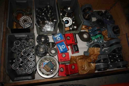 1 pallet with various bearings