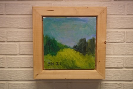 Maleri i olie/akryl, navn: Stemning 1, kunstner: Jørgen Hansen