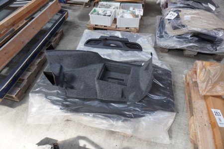 Various mats / covers for luggage compartment for Jaguar