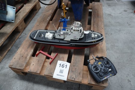 Remotecontrolled boat