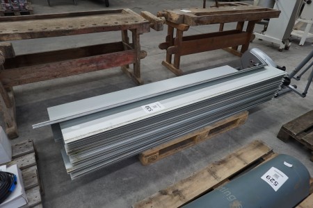 25 stk. aluminiumsprofiler til trailerside opbygning