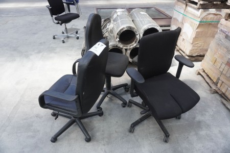 4 pieces. office chairs