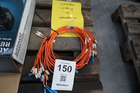 Fiber optic cables for connection