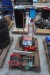 Mixed pallet with various spare parts for moped, sack truck, cable drum, jack, etc.