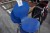 5 pieces. Chairs, blue