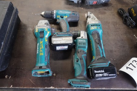 4 pieces. Power tools, Brand: Makita
