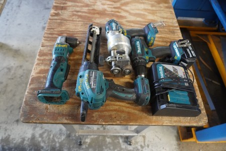 4 pieces. power tools, Brand: Makita