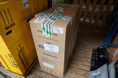 2 boxes of kooltherm pipe shield